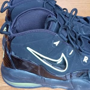 SOLD****Nike Air Up Tempo Neon Lime Green and Black Men's Size 9
